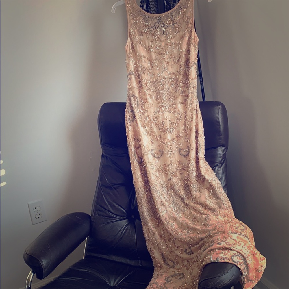 Aidan Maddox Beaded Gown